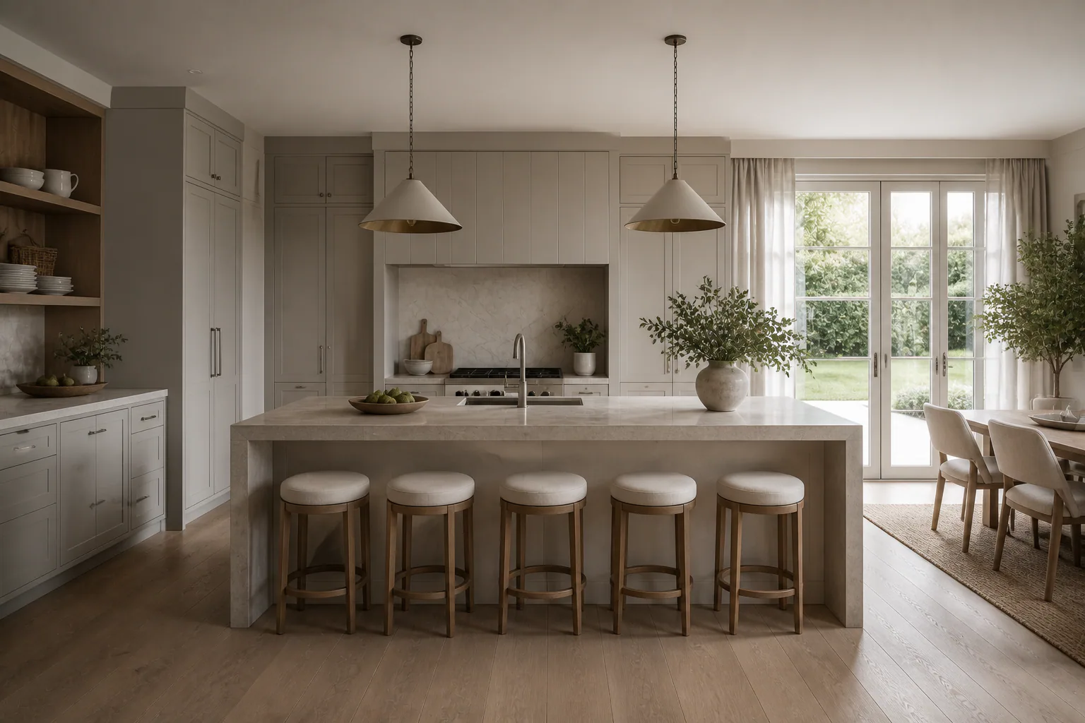 Bianco Amalfi Italian kitchen design concept
